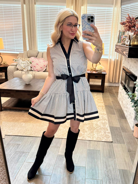 Taste of Fall Bow Tie Dress