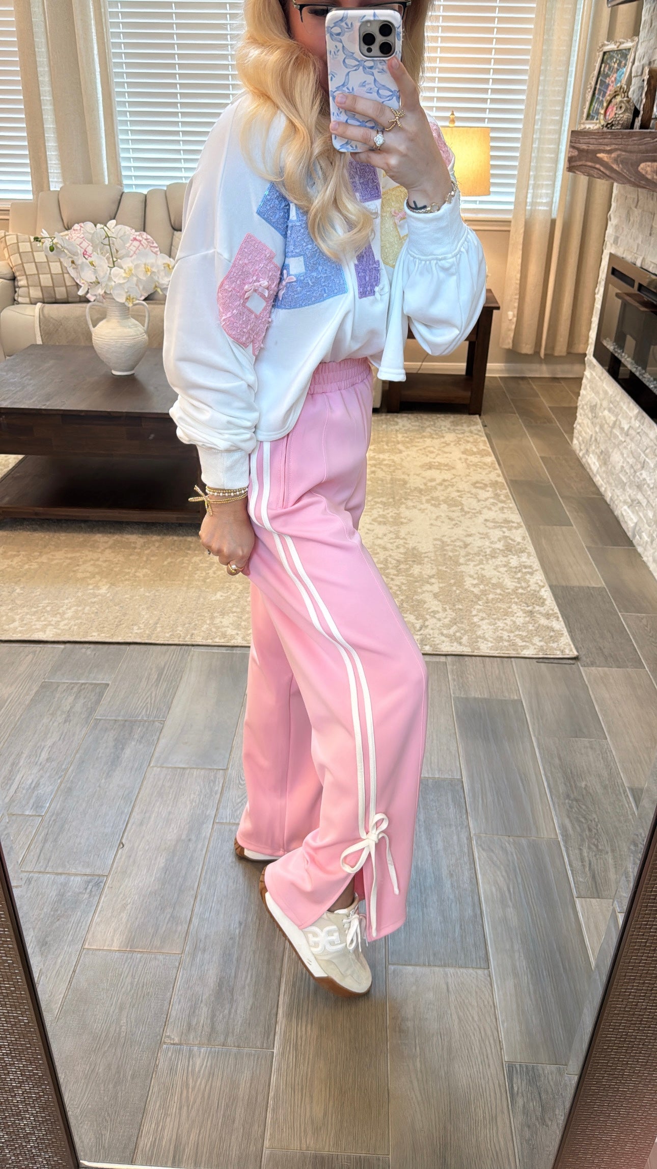 Pink Sports Car Bow Pants - 1S,1M,1L LEFT