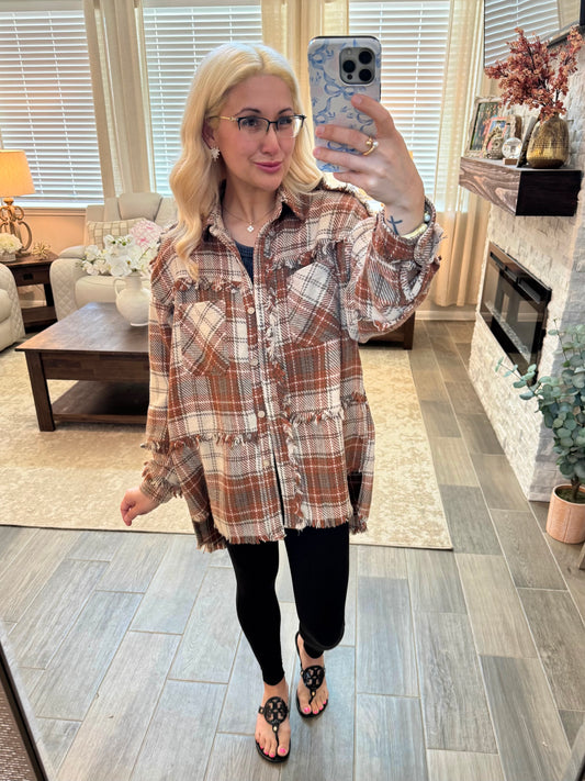 Fall Season Plaid S-XL
