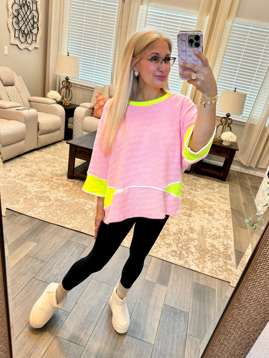 Neon This Way Top