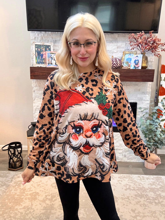 Vintage Santa Top