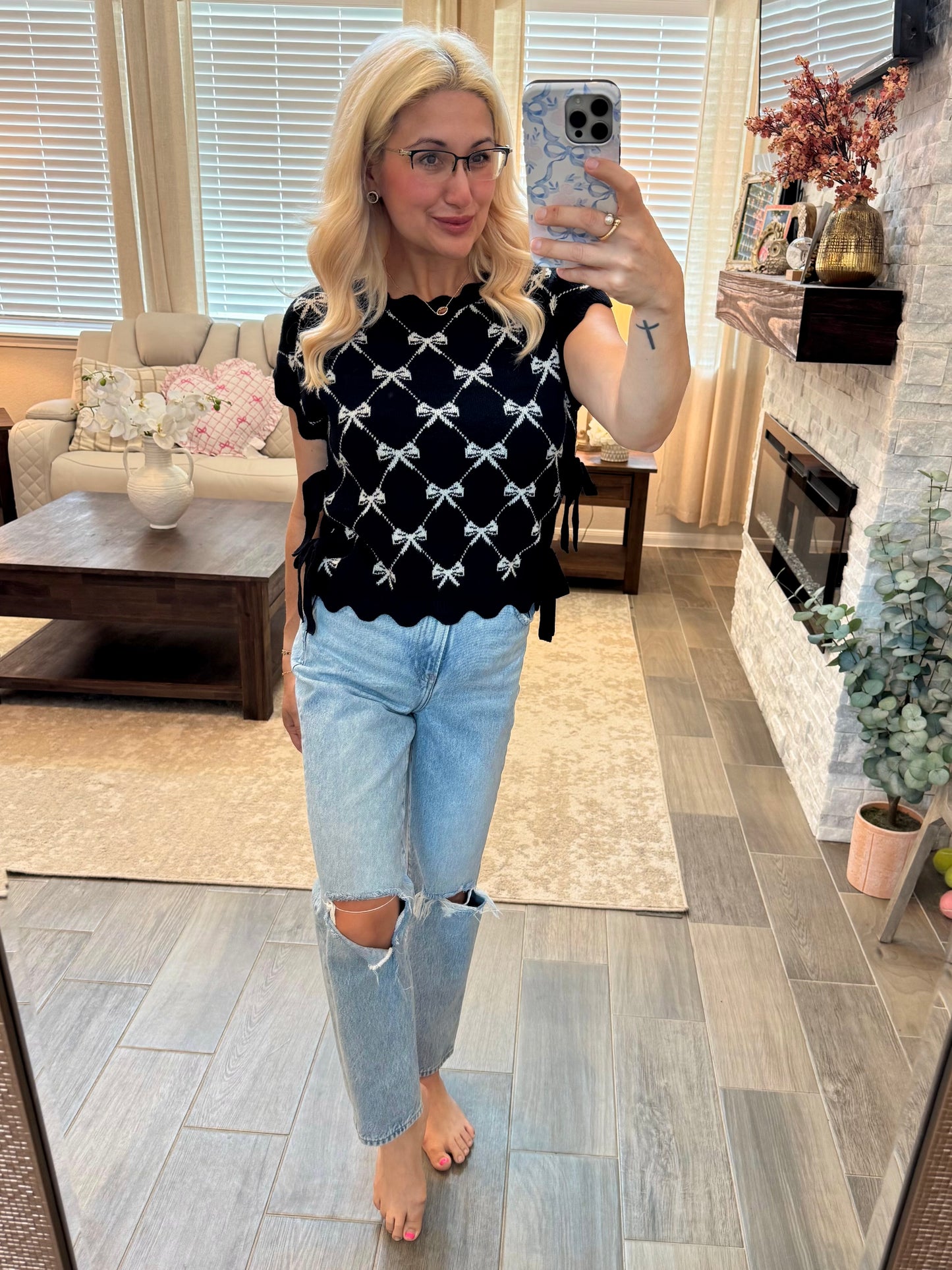 Bow Tie Sweater - 1L LEFT