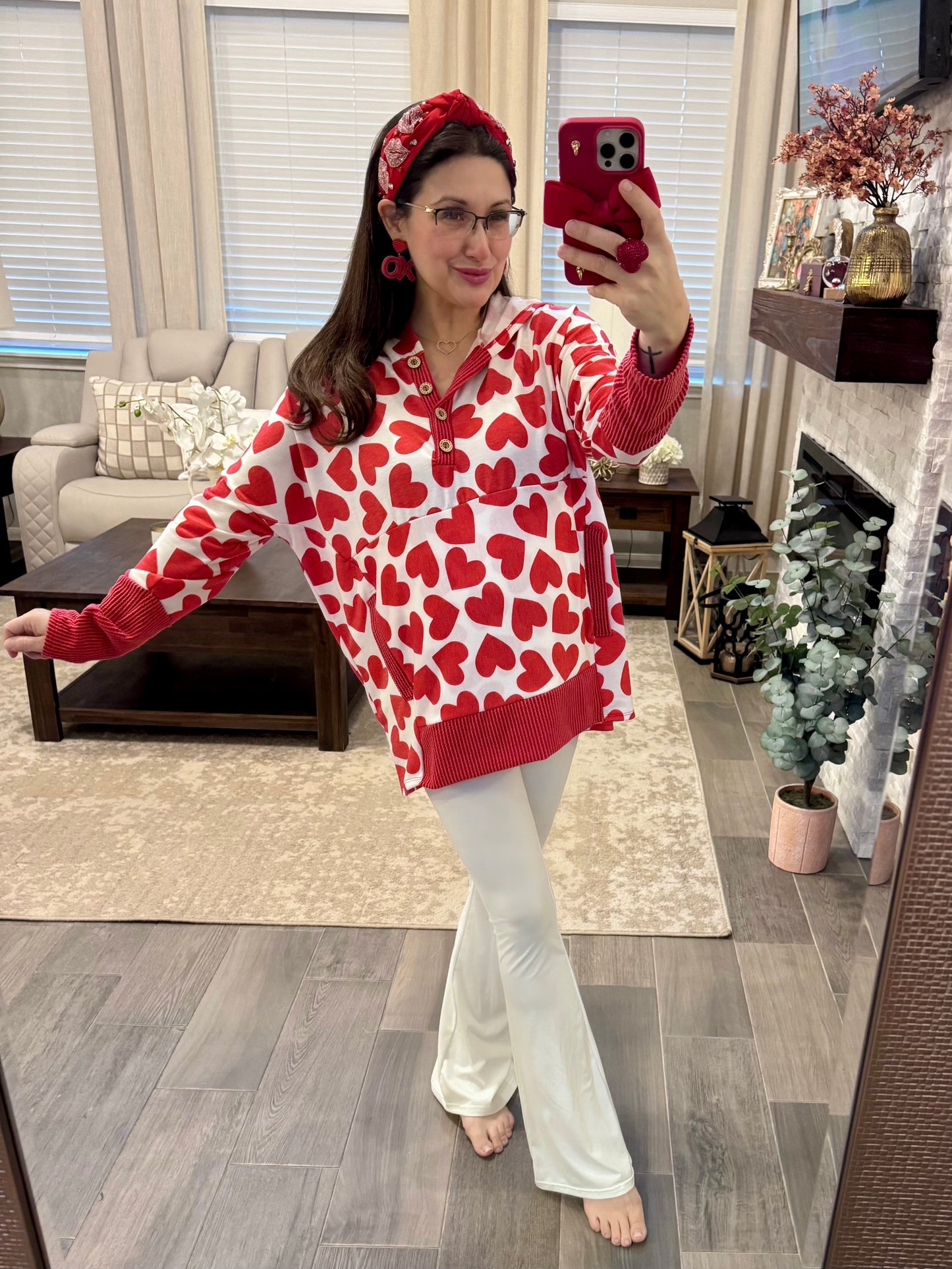 Be Mine Cozy Hooded Pullover