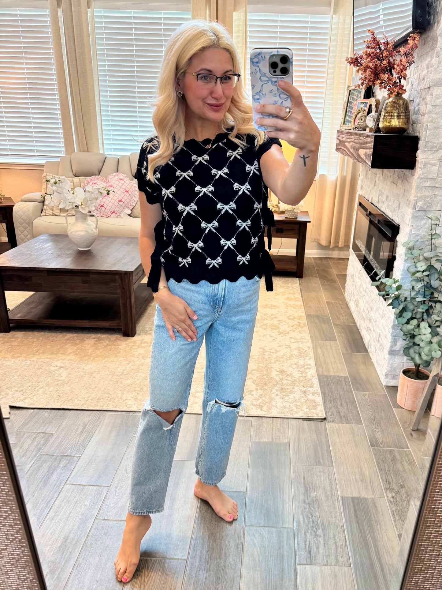 Bow Tie Sweater - 1L LEFT