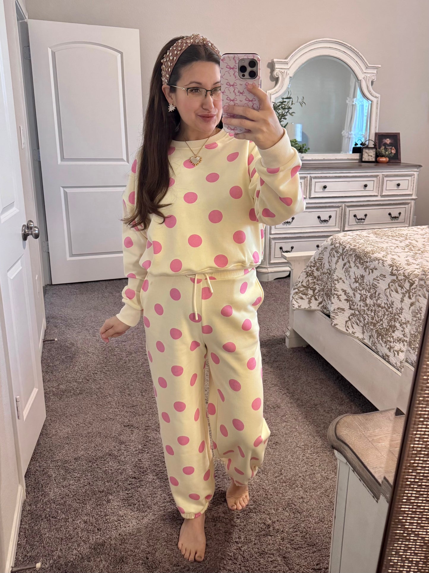 Sweetheart Dots Lounge Pants