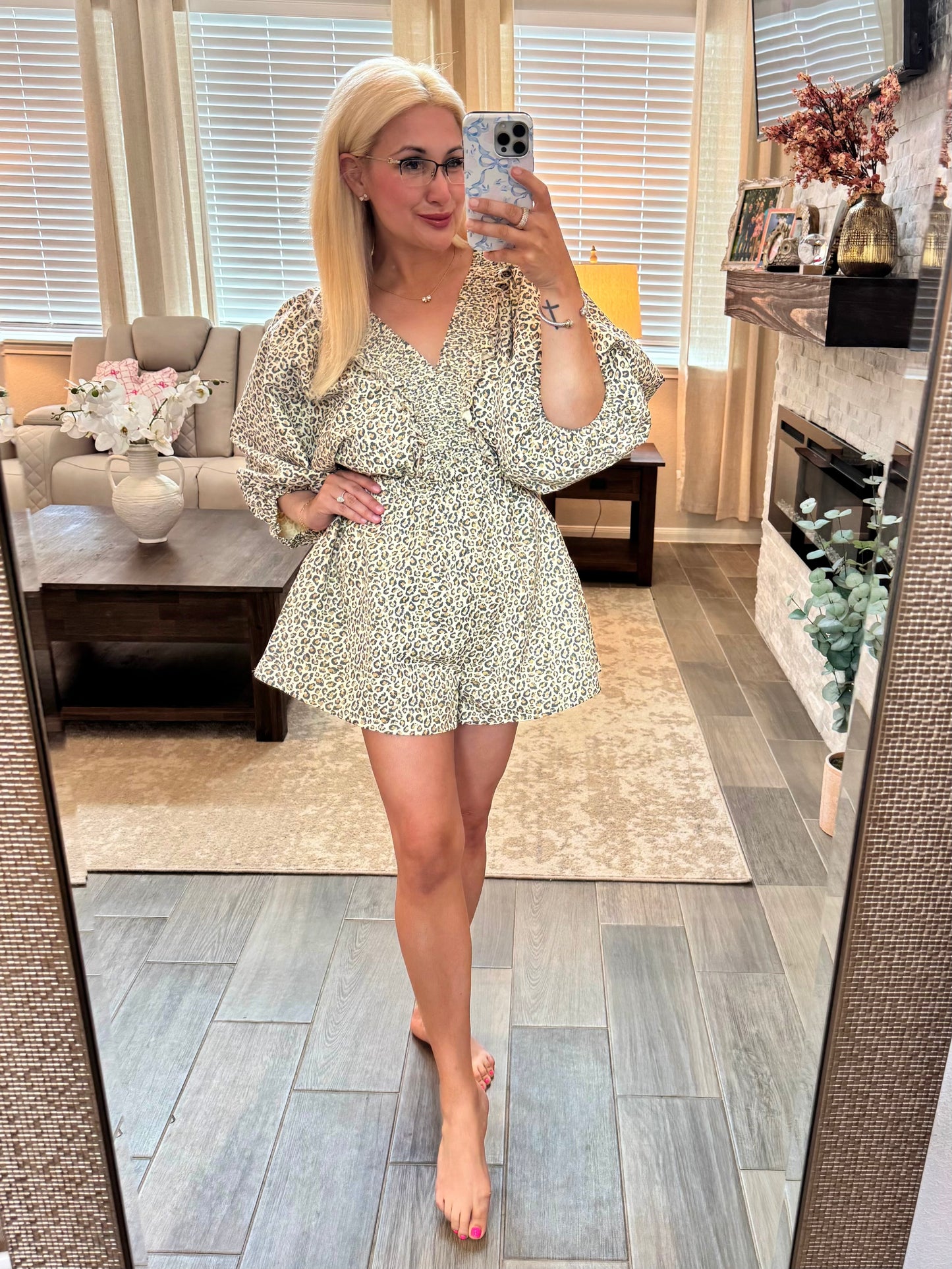 Sassy In Leopard Romper