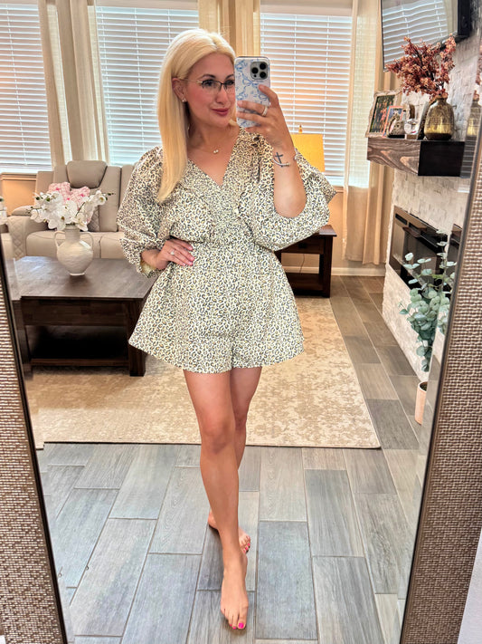 Sassy In Leopard Romper