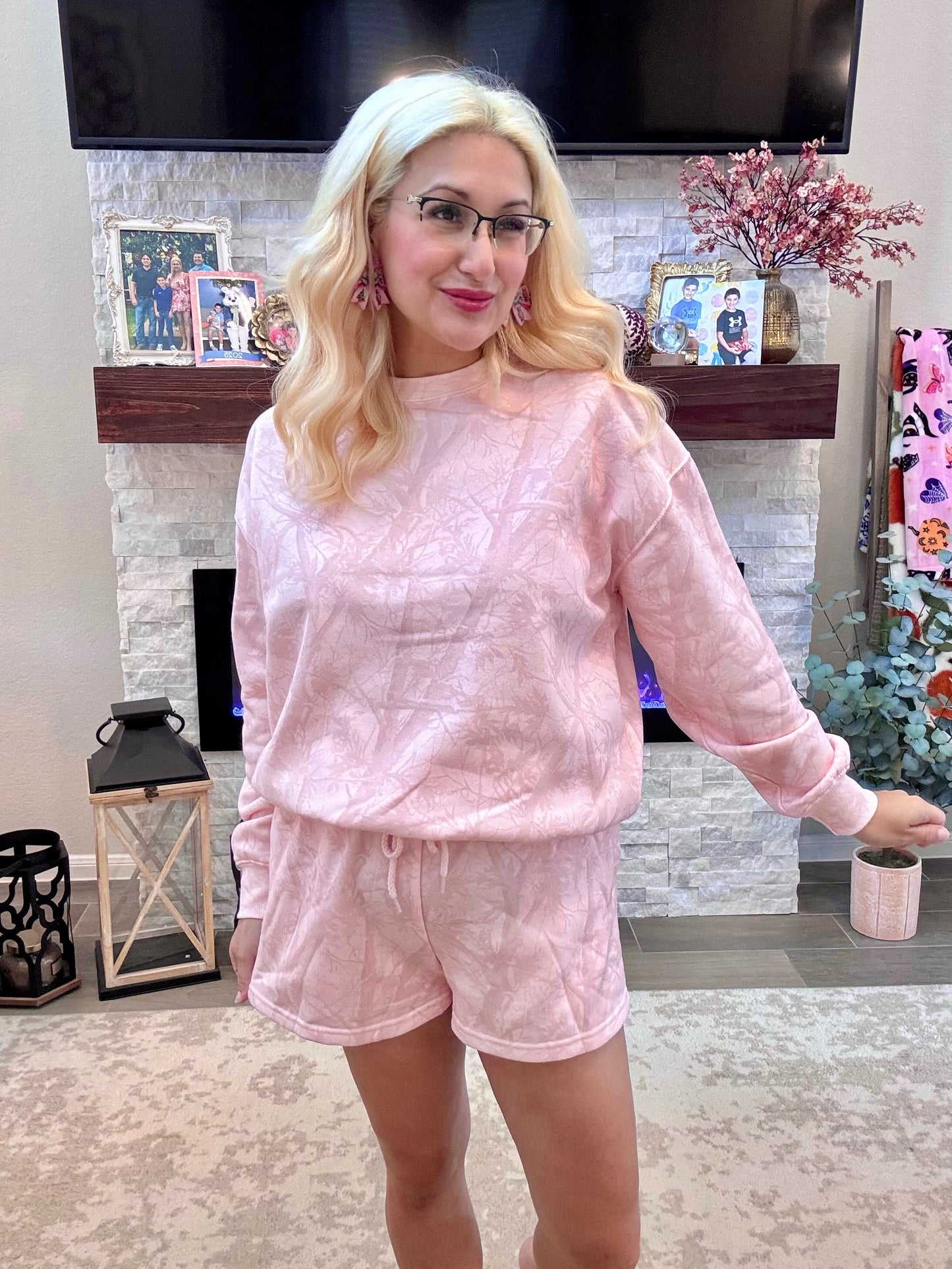 Pretty In Pink Camo Set